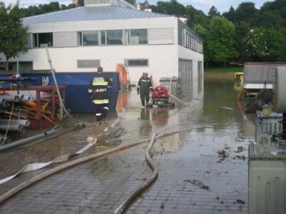 Viel zu viel Wasser, wo es nicht hin gehörte.