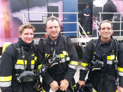 Trupp Unterwolfsbach 2: (v.l.n.r): V Andrea Triebenbacher, VI Christian Pfeiffer, LM Ferdinand Rath