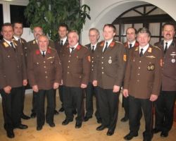 (v.l.n.r).: Dietmar Fahrafellner, Georg Schröder, Ignaz Mascha, Franz Steinberger, Christian Pfeiffer, Josef Hössinger, Franz Köberl, Mario Pfeiffer, Johann Rath, Gerhard Hajek, Josef Ertl