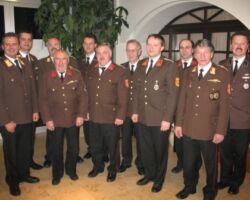 (v.l.n.r).: Dietmar Fahrafellner, Georg Schröder, Ignaz Mascha, Franz Steinberger, Christian Pfeiffer, Josef Hössinger, Franz Köberl, Mario Pfeiffer, Johann Rath, Gerhard Hajek, Josef Ertl